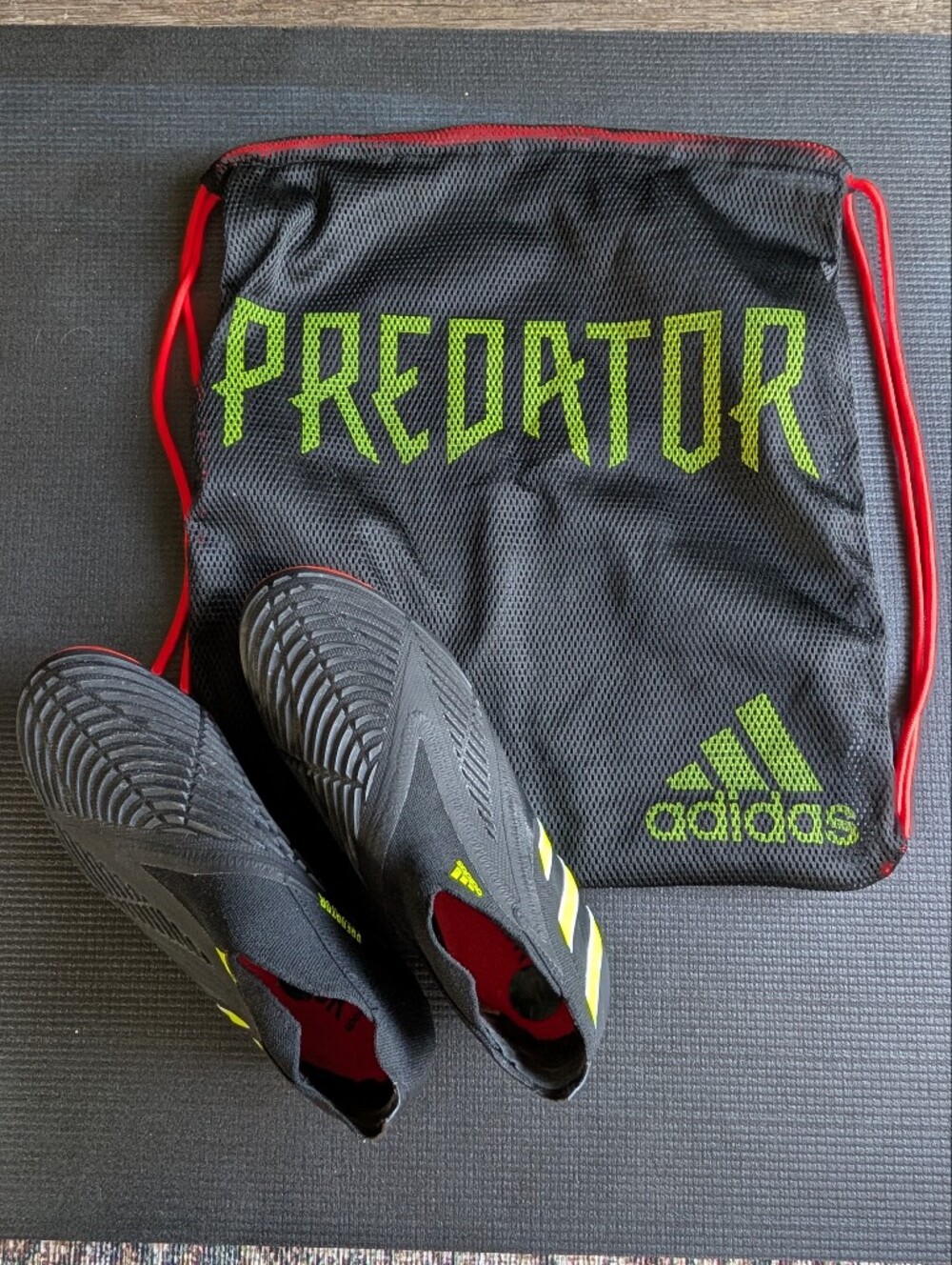 adidas Predator Edge with Yellow FG cleats